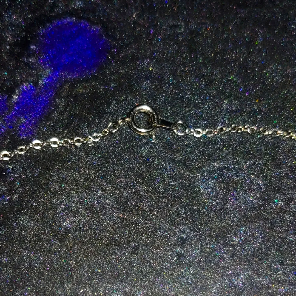Vintage 1998 USPS Stainless Steel Teddy Bear Pendant Necklace